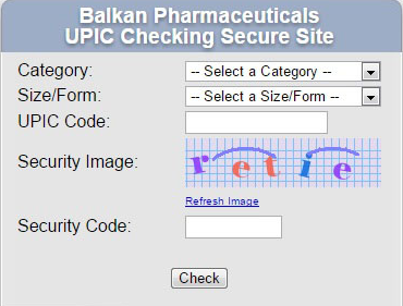 balkan pharmaceuticals product check