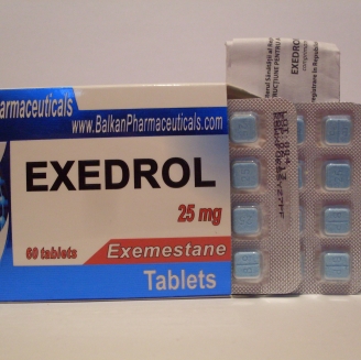 Exedrol (Exemestane) by Balkan Pharmaceuticals