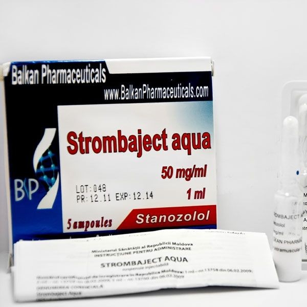 Strombaject Aqua (Injectable Stanozolol) by Balkan Pharmaceuticals
