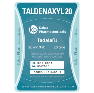Taldenaxyl (Tadalafil) by Kalpa Pharmaceuticals