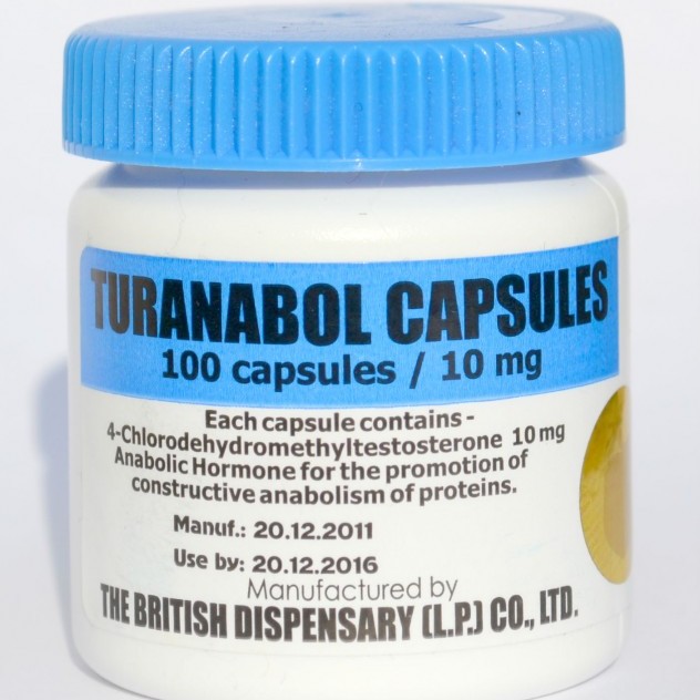Turanabol Capsules by British Dispensary