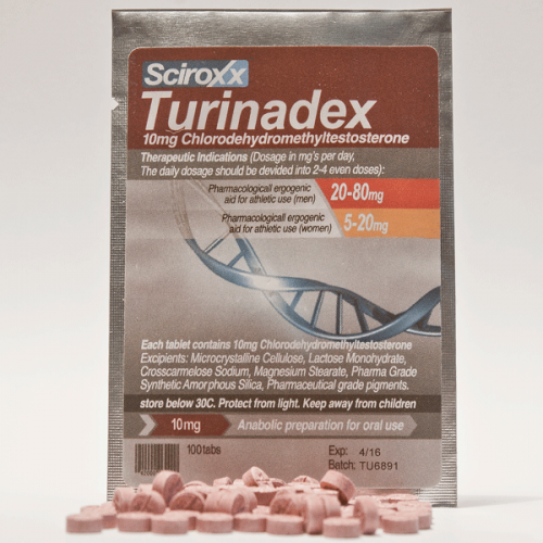Turinadex (Chlorodehydromethyltestosterone) by Sciroxx